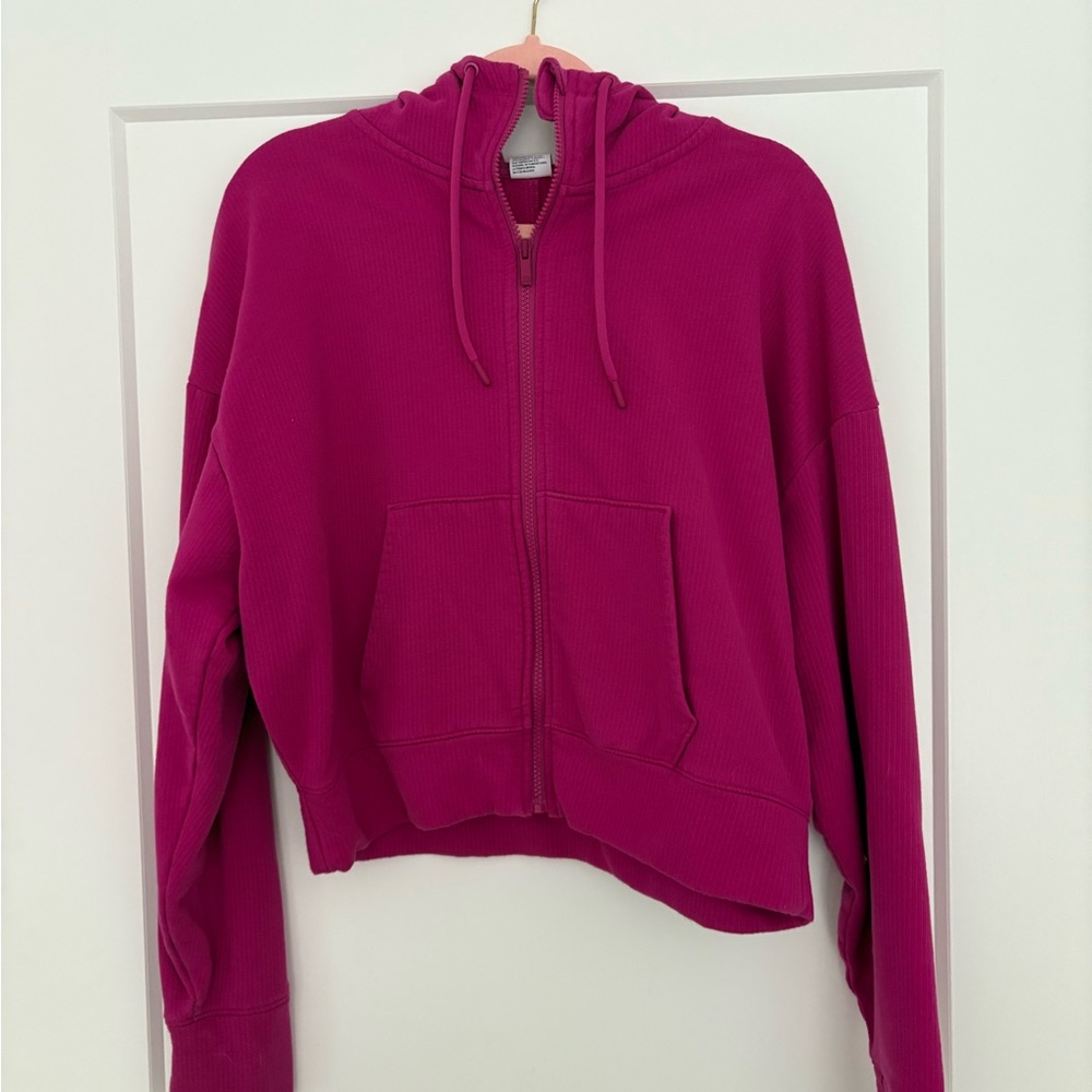 Women's Pink Hoodie Zip Up
